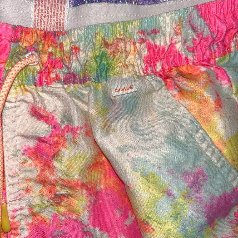 Boys Tie Dye Swim Trunks